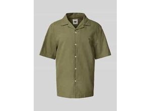 5715575495216 - Regular Fit Leinenhemd mit Resortkragen Modell aaron