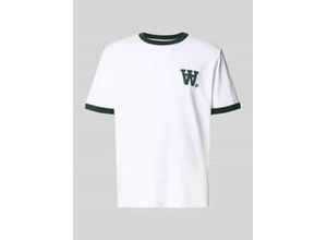 5715575886472 - T-Shirt mit geripptem Rundhalsausschnitt Modell Parker