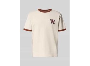 5715575886496 - T-Shirt mit geripptem Rundhalsausschnitt Modell Parker