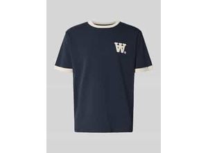 5715575886533 - T-Shirt mit geripptem Rundhalsausschnitt Modell Parker