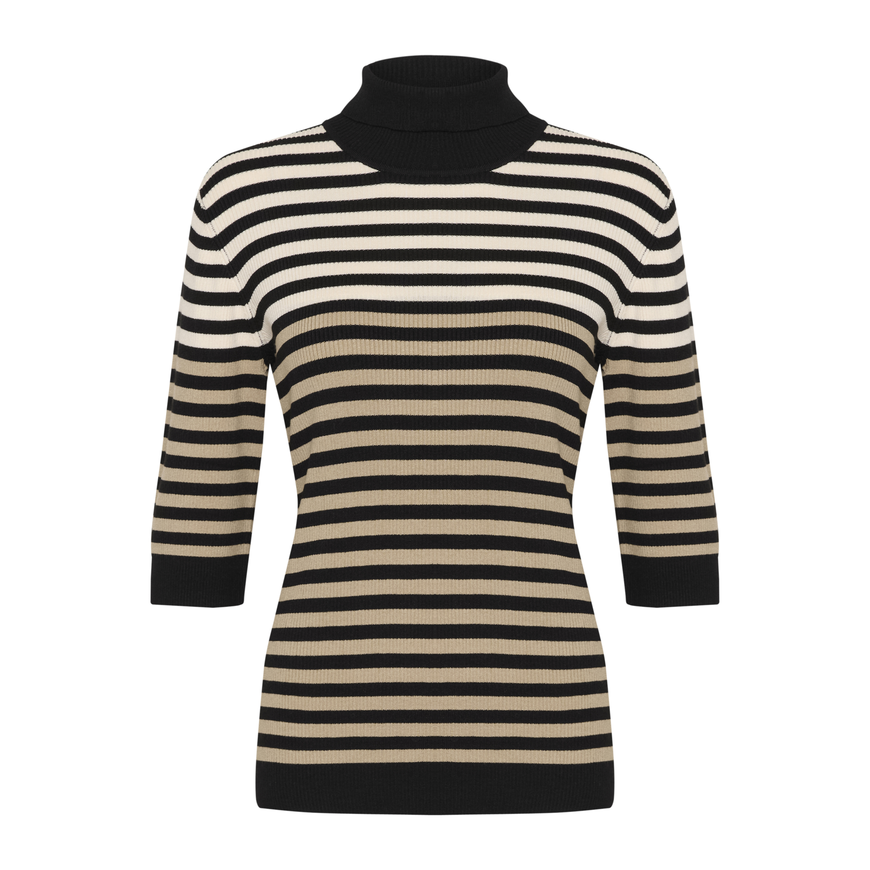 5715576078838 - Rippstrick-Rollkragenpullover für Damen CULTURE Annemette