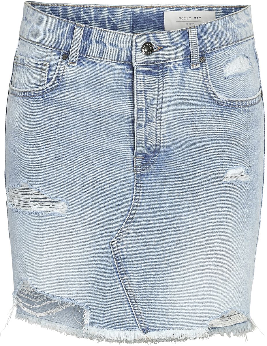 5715600293398 - NMMillie HW Denim Mini Skirt Kurzer Rock hellblau in XS