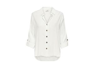 5715600327475 - JDY Hemdbluse JDYLAUREL LIFE L S SHIRT WVN DIA White Unifarben Weiß - Gr S