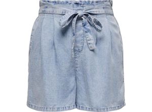 5715601076754 - ONLY® Jeansshorts Bindegürtel für Damen blau XS