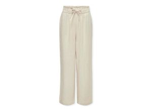 5715601435582 - ONLY® Stoffhose Gummibund Leinenanteil für Kinder beige 152