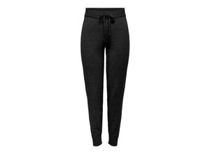 5715601990968 - ONLY Strickhose ONLIBI MW TIE PANT CC KNT Black Unifarben Schwarz - Gr S