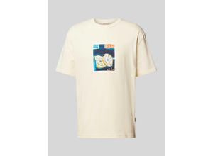 5715602327749 - T-Shirt mit Label-Print Modell ORNOTO