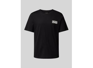 5715602802154 - T-Shirt mit Label-Print Modell ECORP