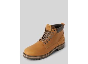 5715603070309 - Lederboots mit Label-Badge Modell QUEENSWAY