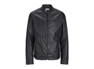 5715603181012 - Jack & Jones Kunstlederjacke DYLAN Bikerjacke 5715603181012 - Jack & Jones Kunstlederjacke DYLAN Bikerjacke