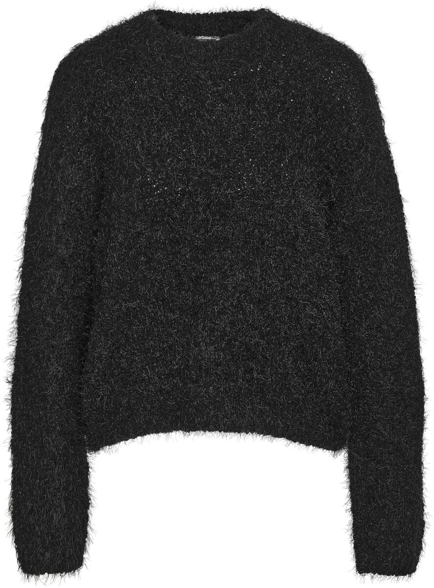 5715603400625 - NMSassy L S O-Neck Knit NOOS Strickpullover schwarz in XS