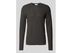 5715604304977 - ONSERIC REG 12 STRUC CREW KNIT NOOS Strickpullover grau in XXL 5715604304977 - ONSERIC REG 12 STRUC CREW KNIT NOOS Strickpullover grau in XXL