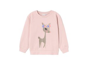 5715605059159 - - Sweatshirt NMFVENUS BAMBI in sepia rose Gr104