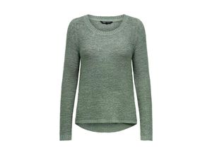 5715605411902 - ONLY Rundhalspullover ONLGEENA XO L S PULLOVER KNT NOOS Sea Spray Unifarben Grün - Gr L