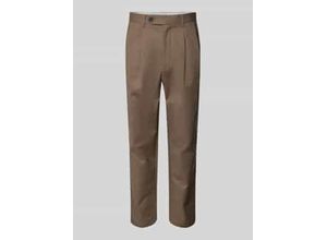 5715605624753 - Regular Tapered Fit Bundfaltenhose mit Gürtelschlaufen