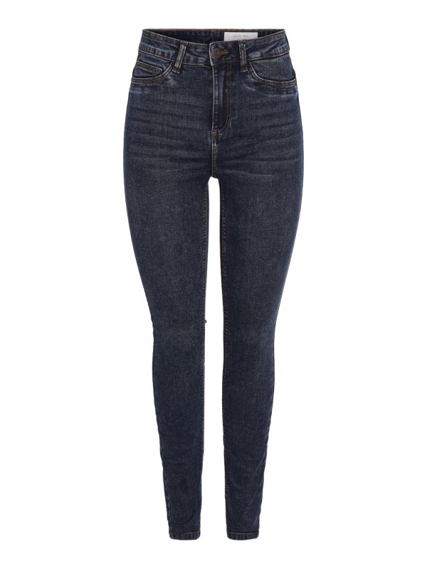 5715605679234 - NMCALLIE HW SKINNY JEAN VI506DB FWD NOOS Jeans dunkelblau in W31L32