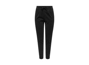 5715605683569 - ONLY Stoffhose ONLPOPTRASH-ALYA EASY GLIT PANT PNT Black SILVER LUREX Unifarben Schwarz - Gr S x 32