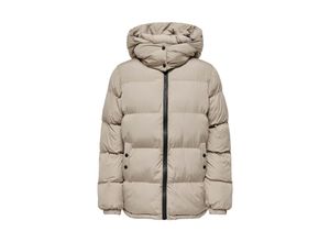 5715605834206 - JDY Steppjacke JDYESTA LIFE PADDED HOOD JACKET OTW SGO Crockery DTM JDY LINING Unifarben Grau - Gr XS