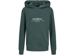 5715606048541 - JACK & JONES - Kapuzen-Sweatshirt JJGREAT B2S LOGO in magical forest Gr128