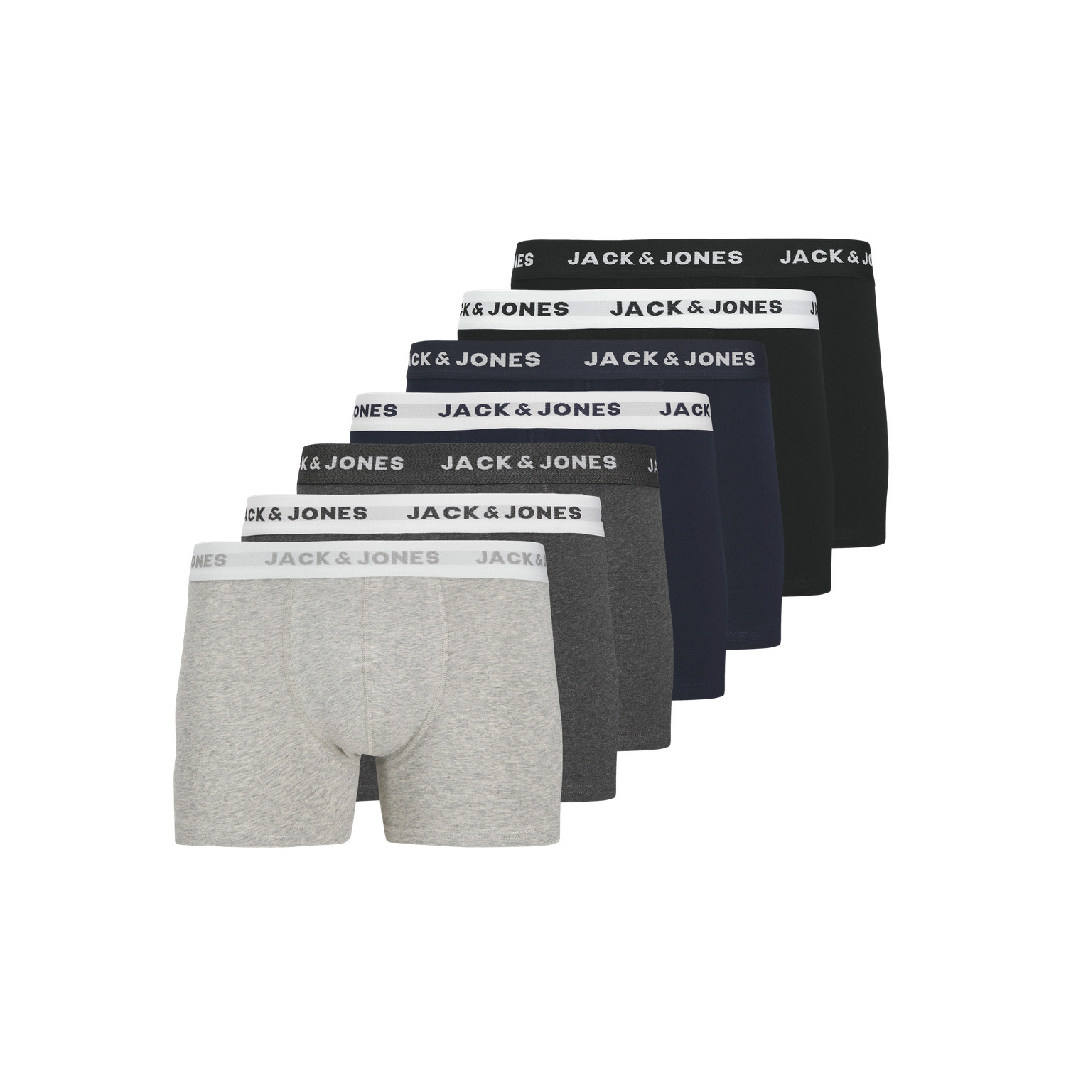 5715606106562 - Jack & Jones Basic Trunks Boxershorts Herren (7er-Pack) - Größe XXL 5715606106562 - Jack & Jones Basic Trunks Boxershorts Herren (7er-Pack) - Größe XXL