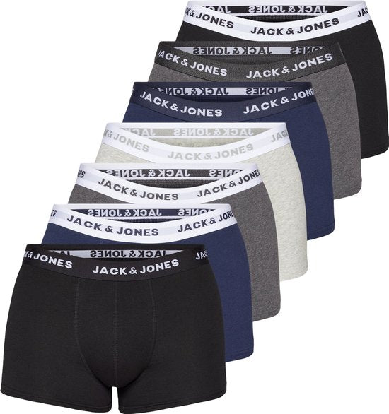 5715606106593 - Jack & Jones Basic Trunks Boxershorts Herren (7er-Pack) - Größe XL