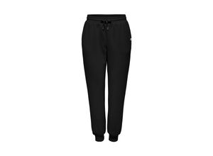 5715608433598 - ONLY Sweathose ONLSCARLETT SATEEN STRING PANT SWT Black Label brooklyn Unifarben Schwarz - Gr S