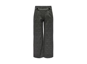 5715608558253 - JDY Stoffhose JDYGEGGO MIA LONG CHECK PANT JRS NOOS Granite Grey DARK CHECK Kariert Grau - Gr M x 32