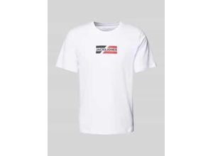 5715611293110 - T-Shirt mit Label-Print Modell CORP