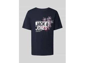 5715612234570 - T-Shirt mit Label-Print Modell JAXON