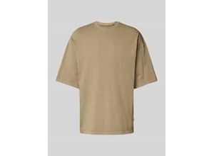 5715613444329 - T-Shirt mit geripptem Rundhalsausschnitt Modell CHARGE 5715613444329 - T-Shirt mit geripptem Rundhalsausschnitt Modell CHARGE