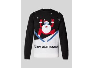 5715614399321 - Weihnachtspullover mit gerippten Abschlüssen Modell XMAS