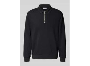 5715651774044 - Relaxed Fit Poloshirt mit Label-Detail