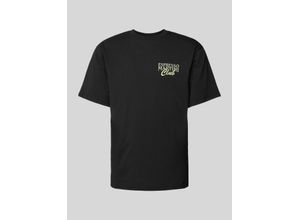 5715670038325 - T-Shirt mit geripptem Rundhalsausschnitt Modell ESPRESSO