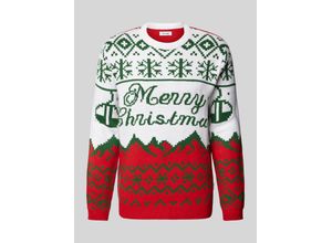 5715670200982 - Weihnachtspullover mit Motiv- und Statement-Stitching Modell XMAS 5715670200982 - Weihnachtspullover mit Motiv- und Statement-Stitching Modell XMAS