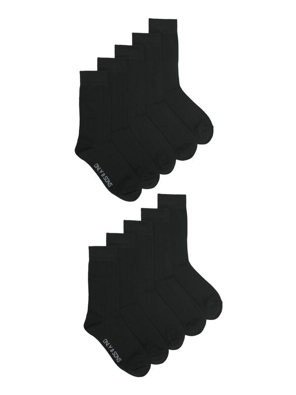 5715670951747 - ONSFINCH BASIC SOCK 10-PACK Socken schwarz in EU 39-42 5715670951747 - ONSFINCH BASIC SOCK 10-PACK Socken schwarz in EU 39-42
