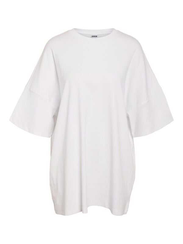 5715671730297 - NMMOCCA 2 4 BOXY TEE DRESS JRS FWD NOOS Kurzes Kleid weiß in XS