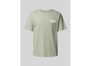 5715671957434 - T-Shirt mit Label-Print Modell ECORP