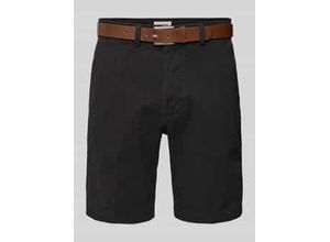 5715671986175 - Regular Fit Chino-Shorts mit Gürtel Modell MARCO FRANCO