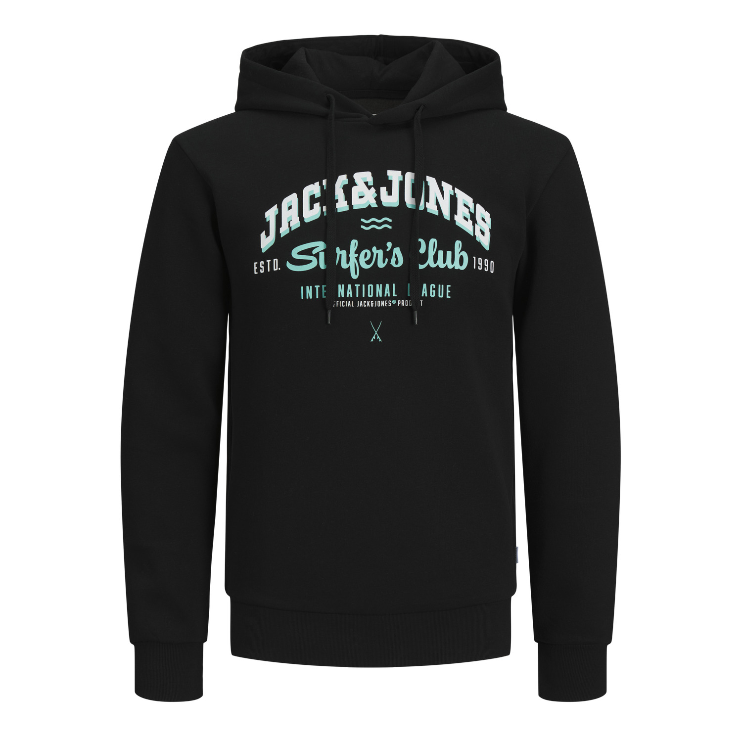 5715672186512 - Sweatshirt mit Kapuze 2 Kragen mit Logo Jack & Jones