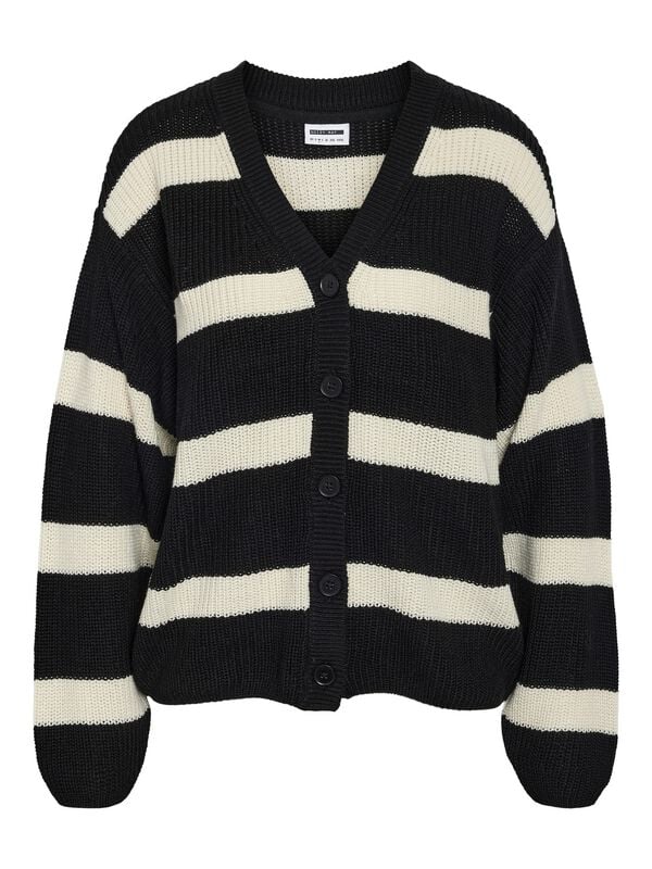5715675771135 - NMMAYSA L S V-NECK KNIT CARDIGAN NOOS Cardigan schwarz in XS 5715675771135 - NMMAYSA L S V-NECK KNIT CARDIGAN NOOS Cardigan schwarz in XS