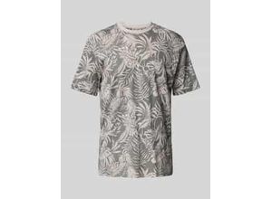 5715676477098 - T-Shirt mit geripptem Rundhalsausschnitt Modell PERRY