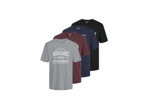 5715677074852 - Jack & Jones T-Shirt SIMON Kurzarmshirt 5er Pack 5715677074852 - Jack & Jones T-Shirt SIMON Kurzarmshirt 5er Pack