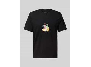 5715678503160 - T-Shirt mit geripptem Rundhalsausschnitt Modell VARENNA 5715678503160 - T-Shirt mit geripptem Rundhalsausschnitt Modell VARENNA