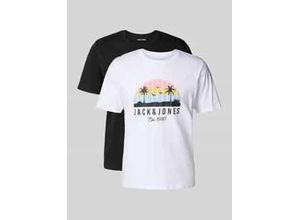 5715678784781 - Jack & Jones T-Shirt PALM Kurzarmshirt 2er Pack 5715678784781 - Jack & Jones T-Shirt PALM Kurzarmshirt 2er Pack