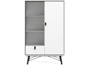 5715680001968 - Ebuy24 - Rye Vitrinenschrank 1 Glastür 1 Tür 1 Schublade mattweiss