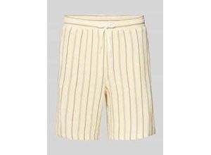 5715714947002 - Regular Fit Shorts mit Strukturmuster Modell JAIDEN COBA