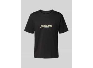 5715720882557 - T-Shirt mit Label-Print Modell Modell TAVIRA