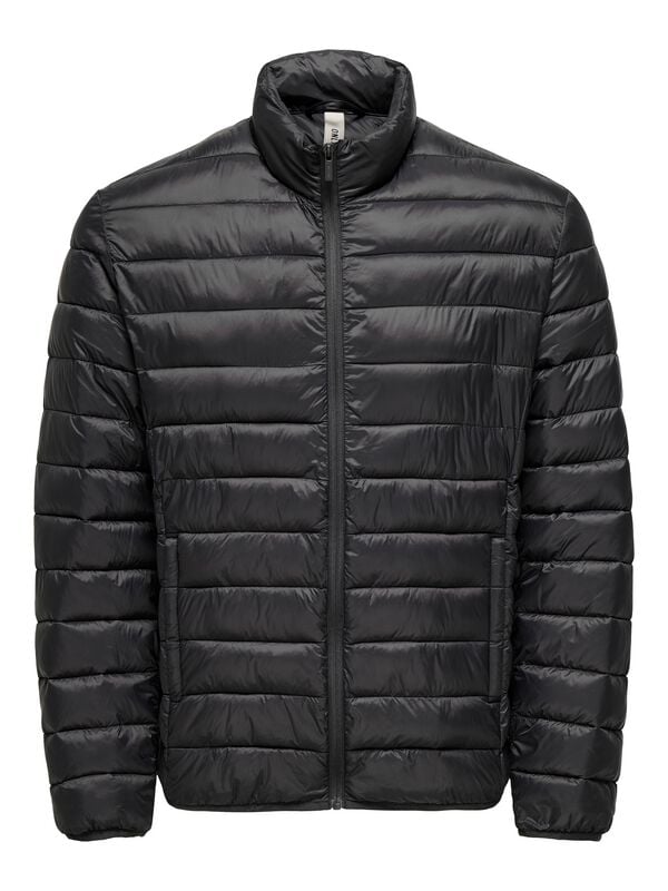 5715726195279 - ONSGAVIN LIFE LIGHT QUILTED JACKET OTW Übergangsjacke schwarz in S