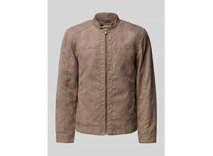 5715727931388 - Regular Fit Jacke in Lederoptik Modell MIKE 5715727931388 - Regular Fit Jacke in Lederoptik Modell MIKE