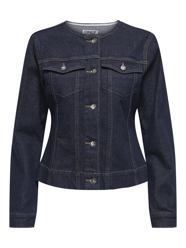 5715728666876 - ONLPARIS LS FITTED DNM JKT MAE Jeansjacke blau in L 5715728666876 - ONLPARIS LS FITTED DNM JKT MAE Jeansjacke blau in L